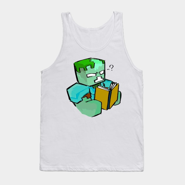 Zombie Intellectual Tank Top by puffstuff